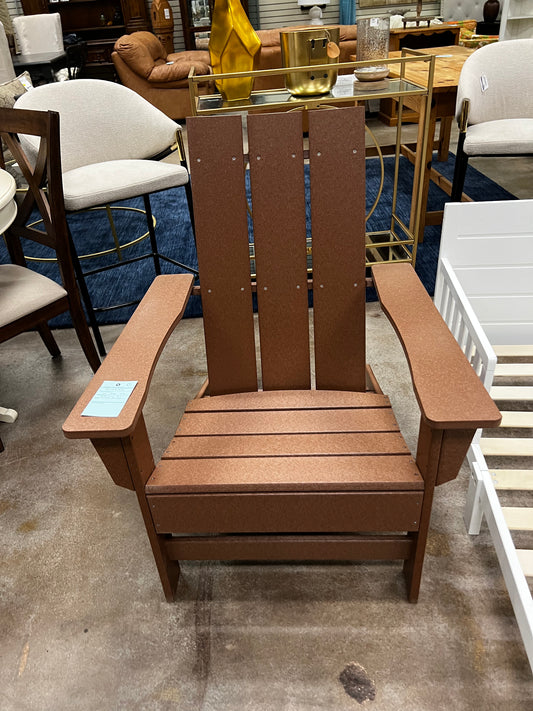 Brown Composite Adirondack Lounge Chair