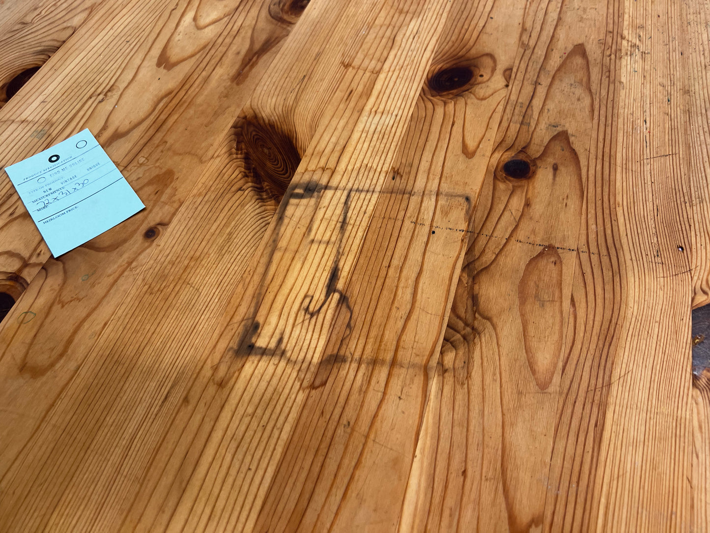 Long Pine Table/Work bench
