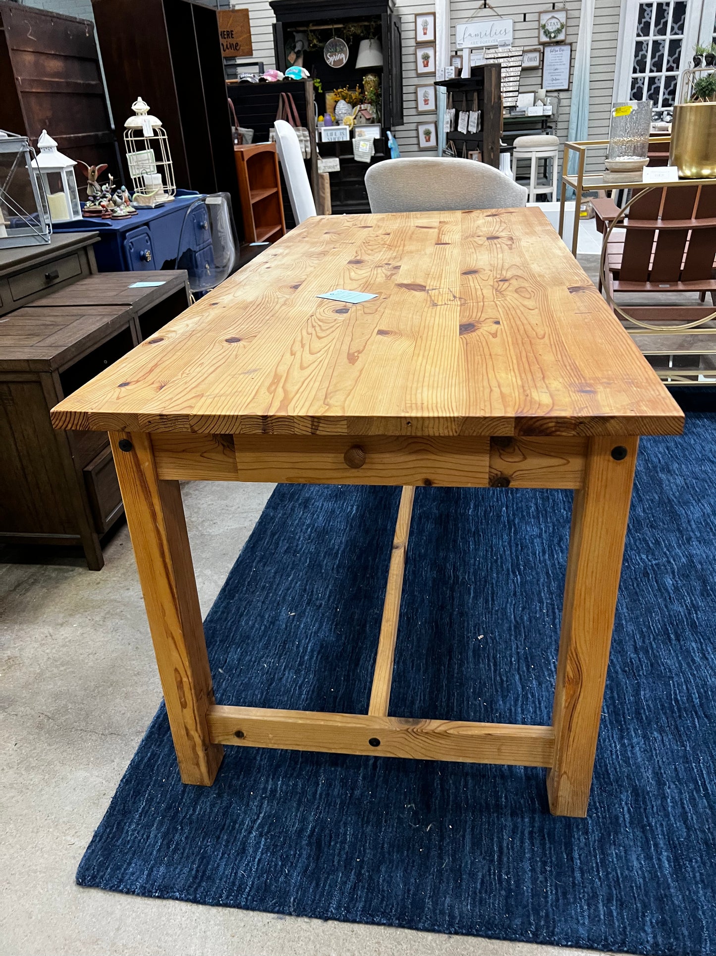 Long Pine Table/Work bench