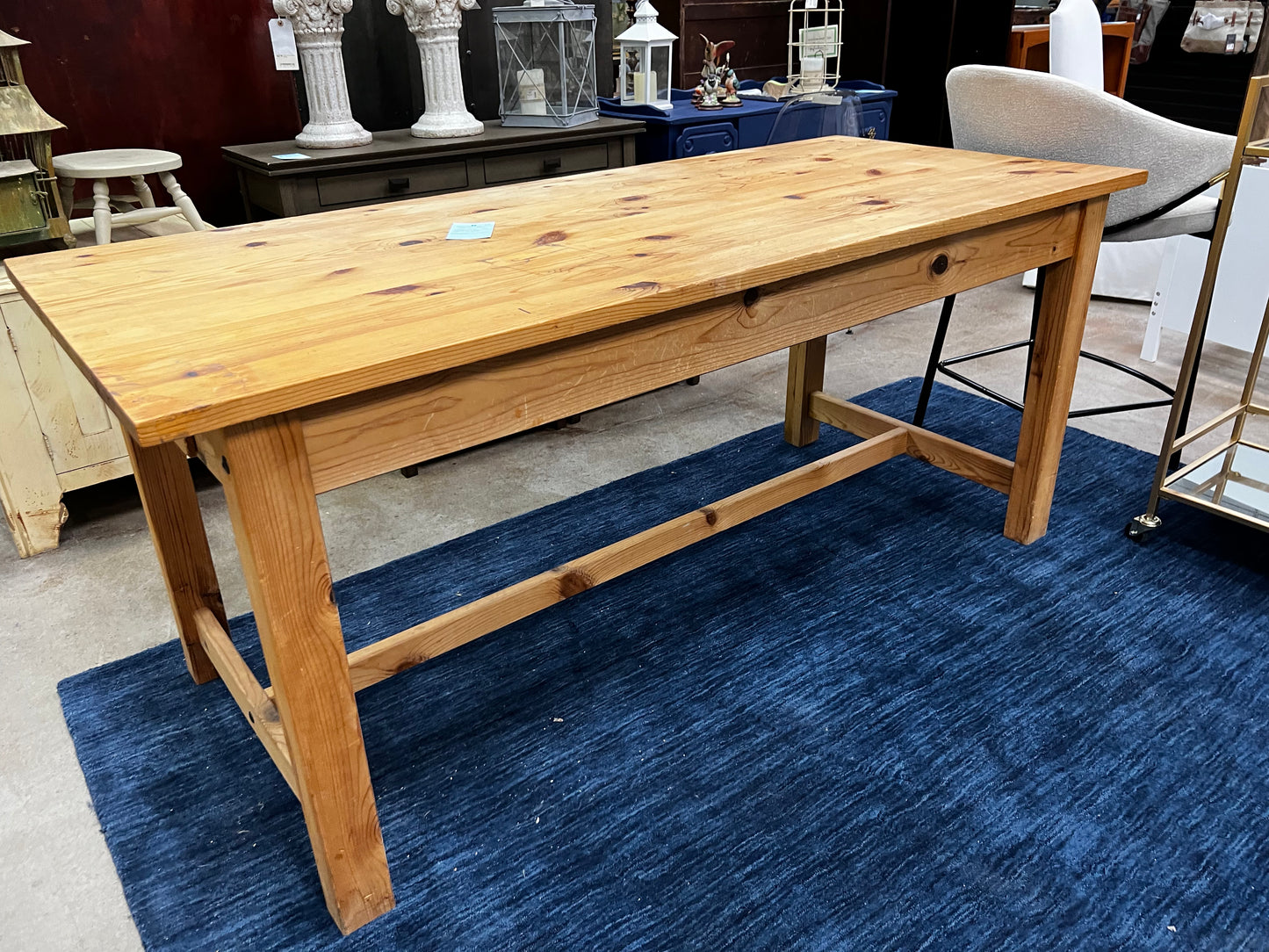 Long Pine Table/Work bench