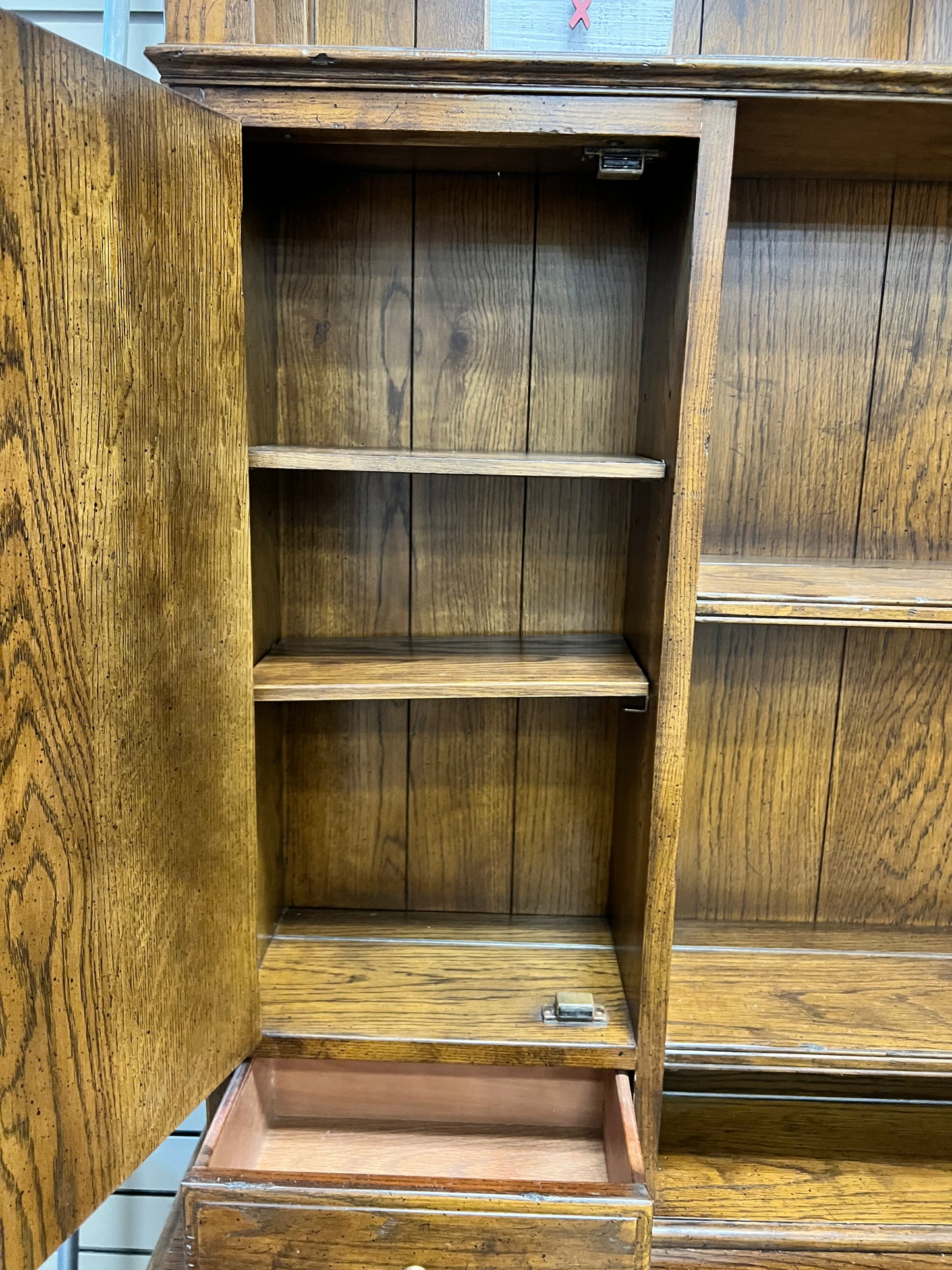 Large Welsh Pewter Cupboard