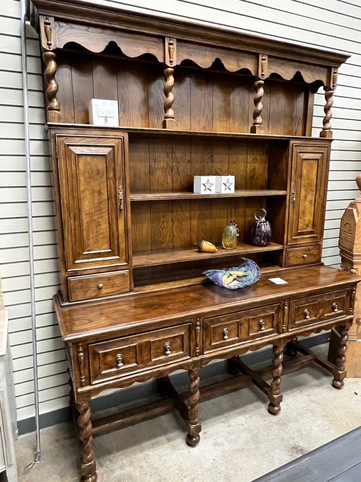 Large Welsh Pewter Cupboard