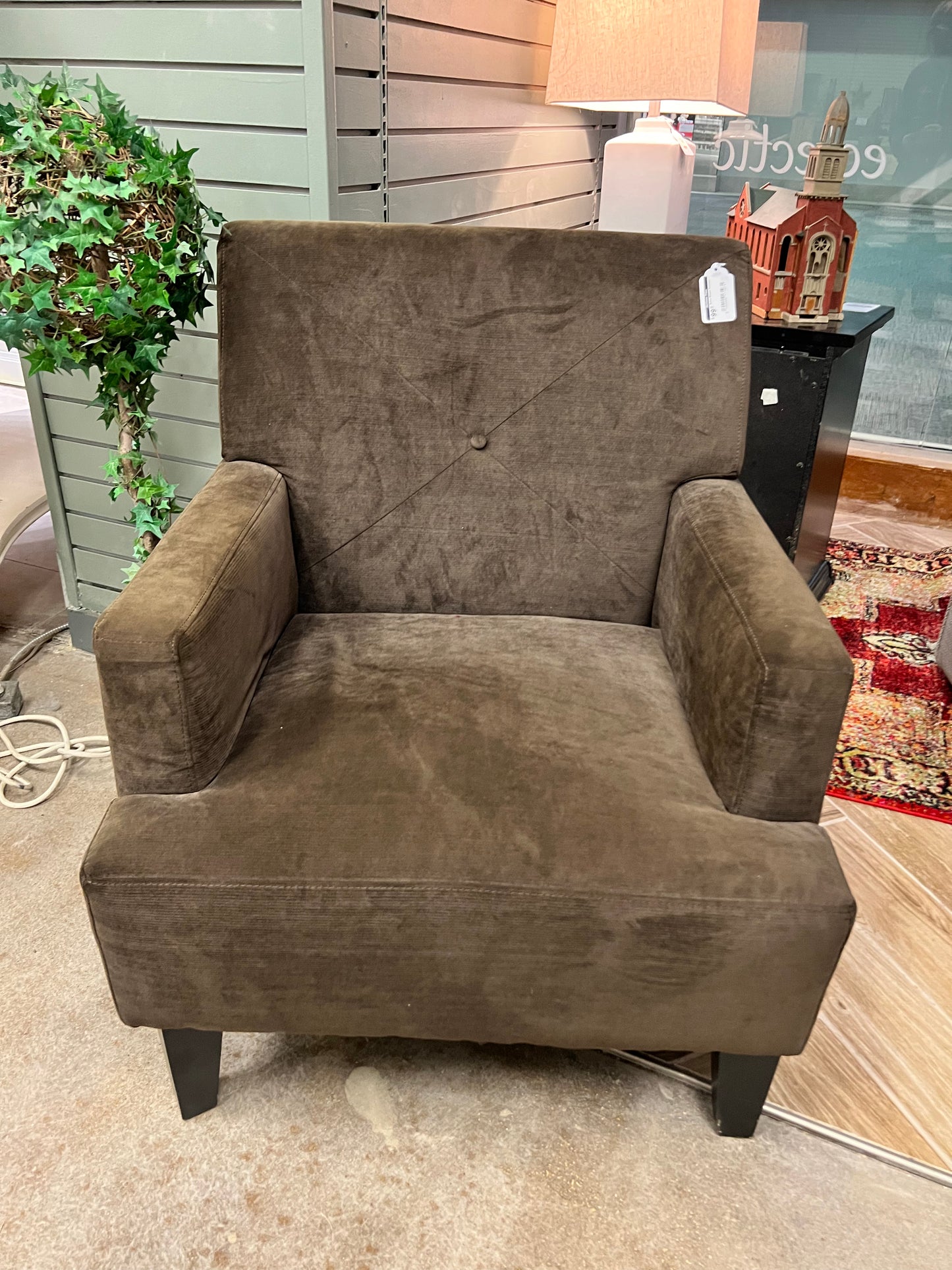 Brown Modern Armchair