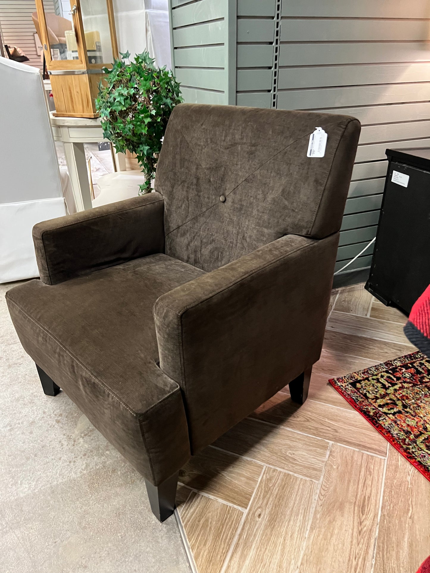 Brown Modern Armchair